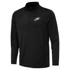 Antigua Reprocess Quarter-Zip Top - Philadelphia Eagles Tops