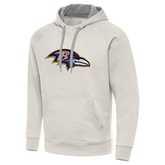 Antigua Victory Raglan Pullover Hoodie - Baltimore Ravens Hoodies