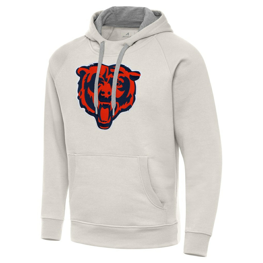 Antigua Victory Raglan Pullover Hoodie - Chicago Bears Hoodies