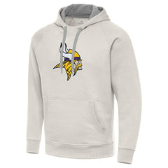 Antigua Victory Raglan Pullover Hoodie - Minnesota Vikings Hoodies
