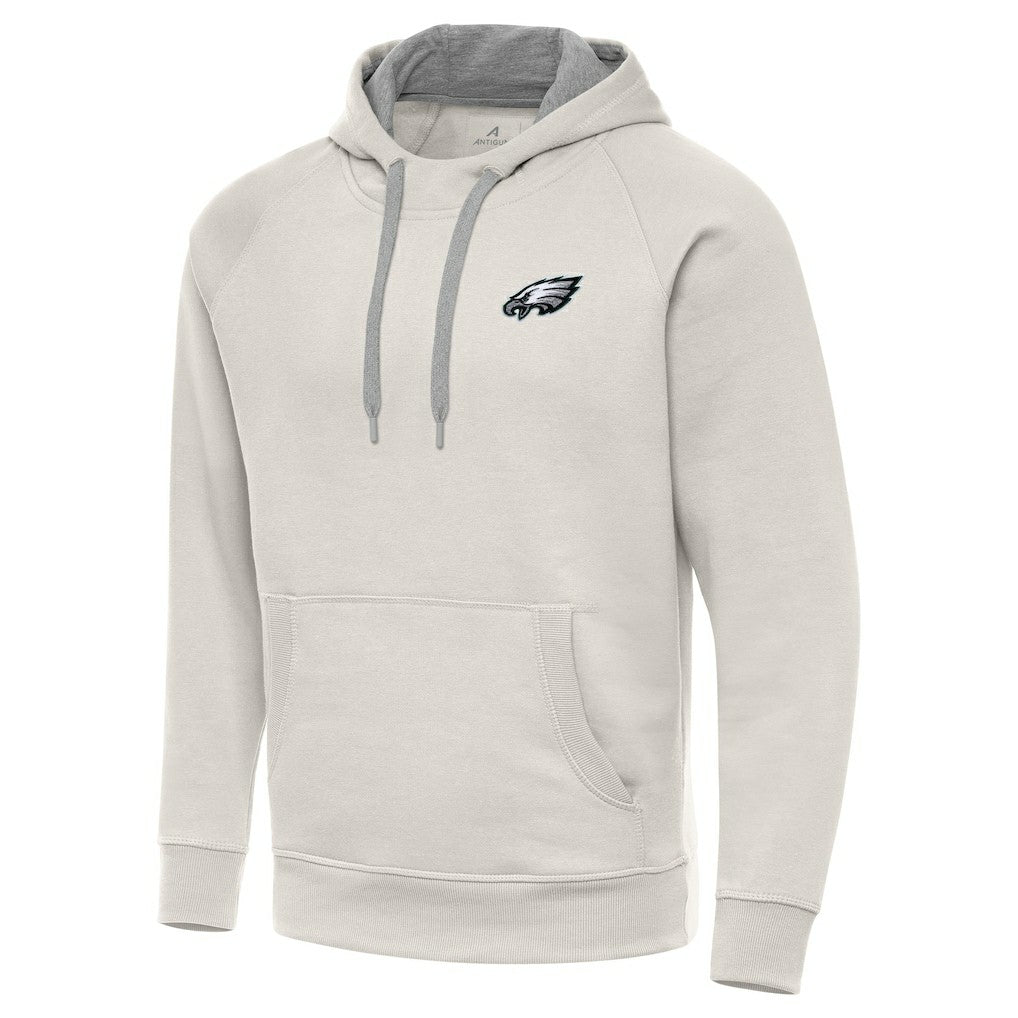 Antigua Victory Raglan Pullover Hoodie - Philadelphia Eagles Hoodies