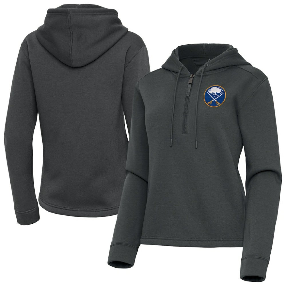 NHL Buffalo Sabres Antigua Women's Contemporary Quarter-Zip Hoodie