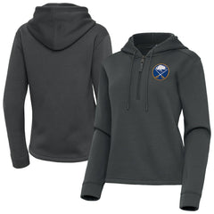 NHL Buffalo Sabres Antigua Women's Contemporary Quarter-Zip Hoodie