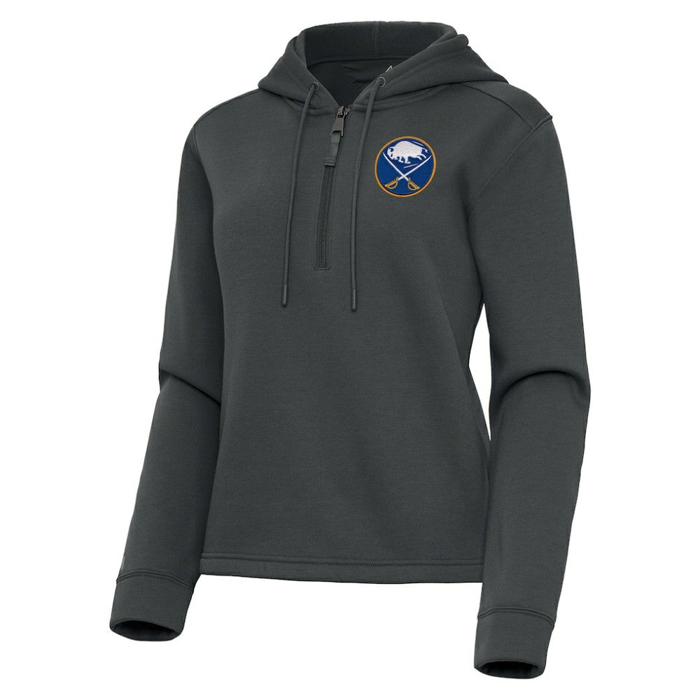 NHL Buffalo Sabres Antigua Women's Contemporary Quarter-Zip Hoodie