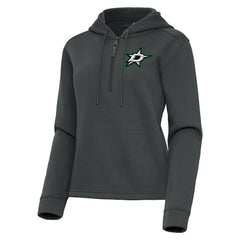 NHL Dallas Stars Antigua Women's Contemporary Quarter-Zip Hoodie