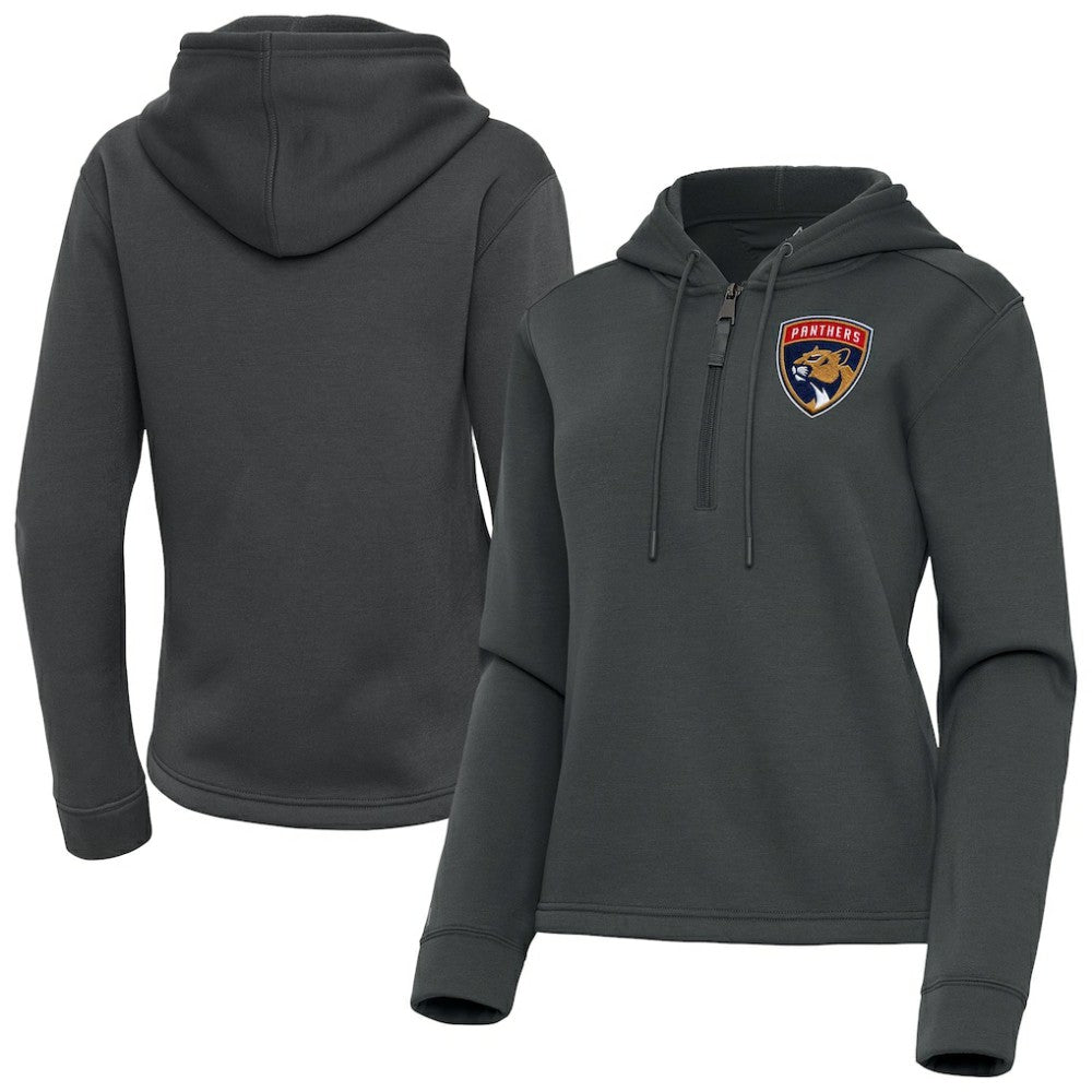 NHL Florida Panthers Antigua Women's Contemporary Quarter-Zip Hoodie