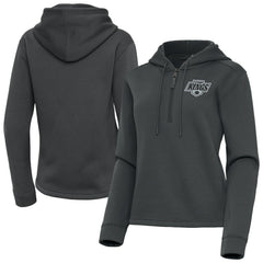 NHL Los Angeles Kings Antigua Women's Contemporary Quarter-Zip Hoodie