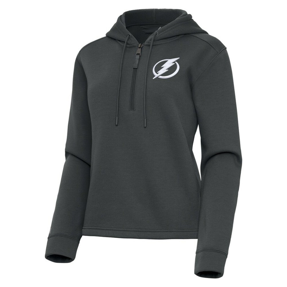 NHL Tampa Bay Lightning Antigua Women's Contemporary Quarter-Zip Hoodie