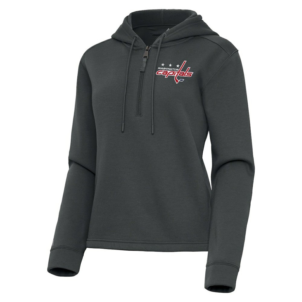 NHL Washington Capitals Antigua Women's Contemporary Quarter-Zip Hoodie