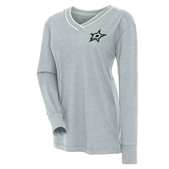NHL Dallas Stars Antigua Women's Symbolic V-Neck Long Sleeve T-Shirt