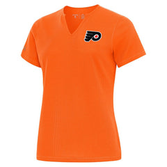 NHL Philadelphia Flyers Antigua Traveler Rib V-Neck T-Shirt