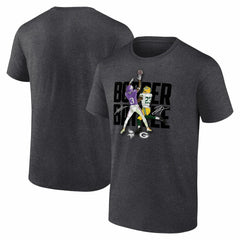 Jordan Addison & Jaire Alexander Minnesota Vikings vs.  Border Battle Player T-Shirt - Green Bay Packers T-shirts