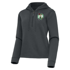 Boston Celtics Antigua Women's Contemporary Quarter-Zip Hoodie