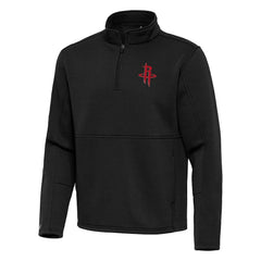 Houston Rockets Antigua Twist Quarter-Zip Pullover Top - Black outlet