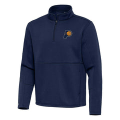 Indiana Pacers Antigua Twist Quarter-Zip Pullover Top - Navy outlet