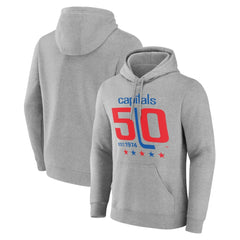 NHL Washington Capitals 50th Anniversary Pullover Hoodie