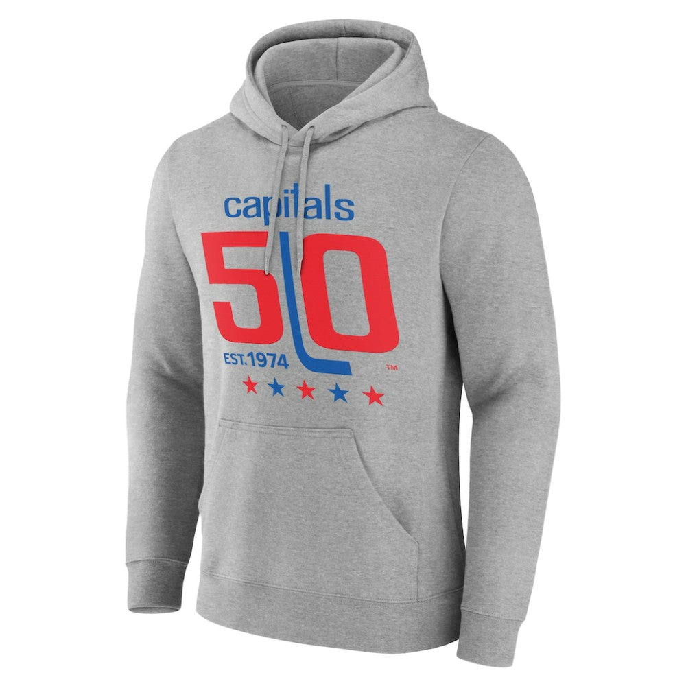 NHL Washington Capitals 50th Anniversary Pullover Hoodie