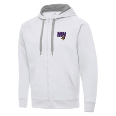 Men's  Antigua Victory Full-Zip Hoodie - Minnesota Vikings Hoodies