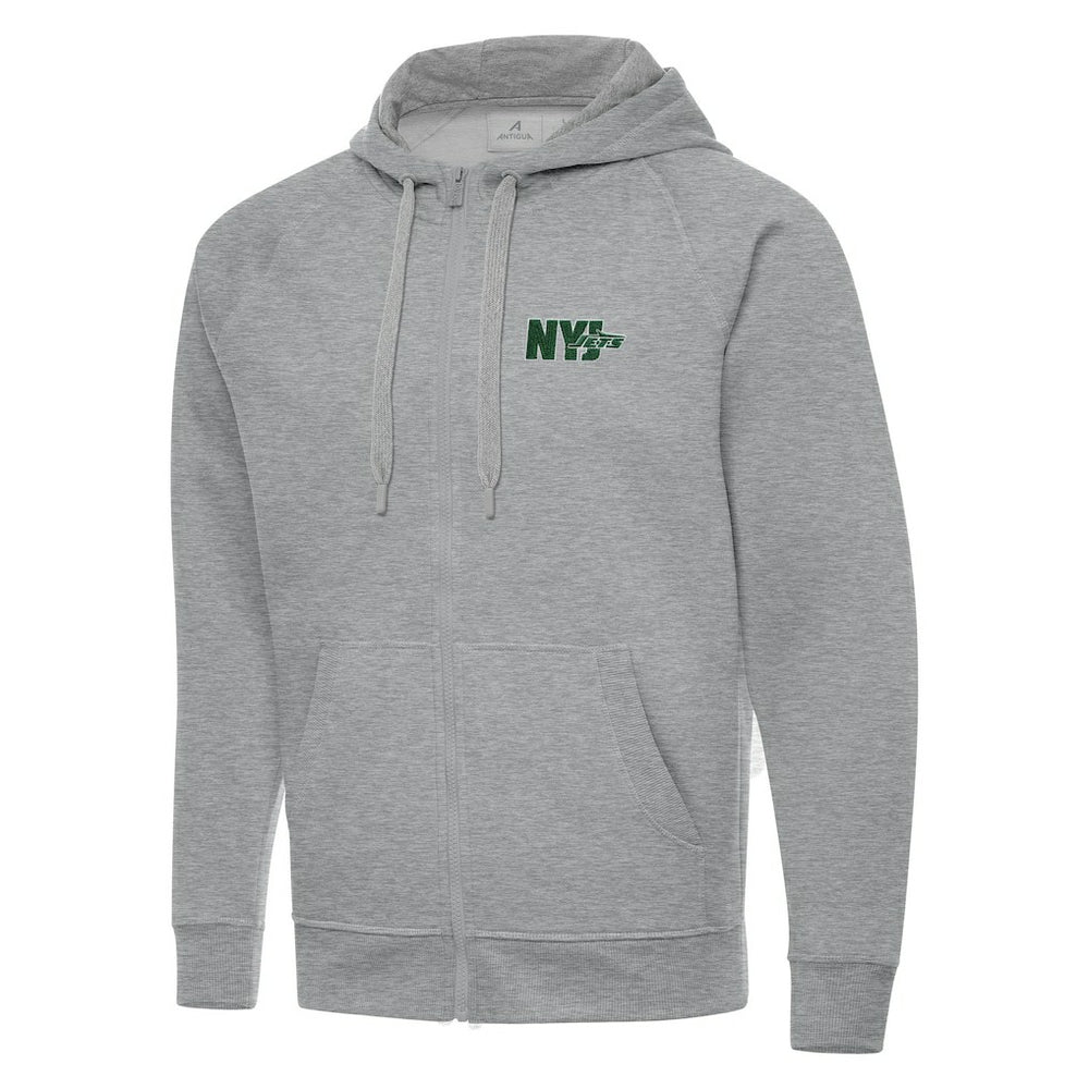 Men's  Antigua Victory Full-Zip Hoodie - New York Jets Hoodies