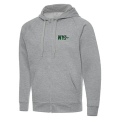Men's  Antigua Victory Full-Zip Hoodie - New York Jets Hoodies