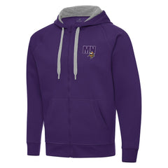 Men's  Antigua Victory Full-Zip Hoodie - Minnesota Vikings Hoodies