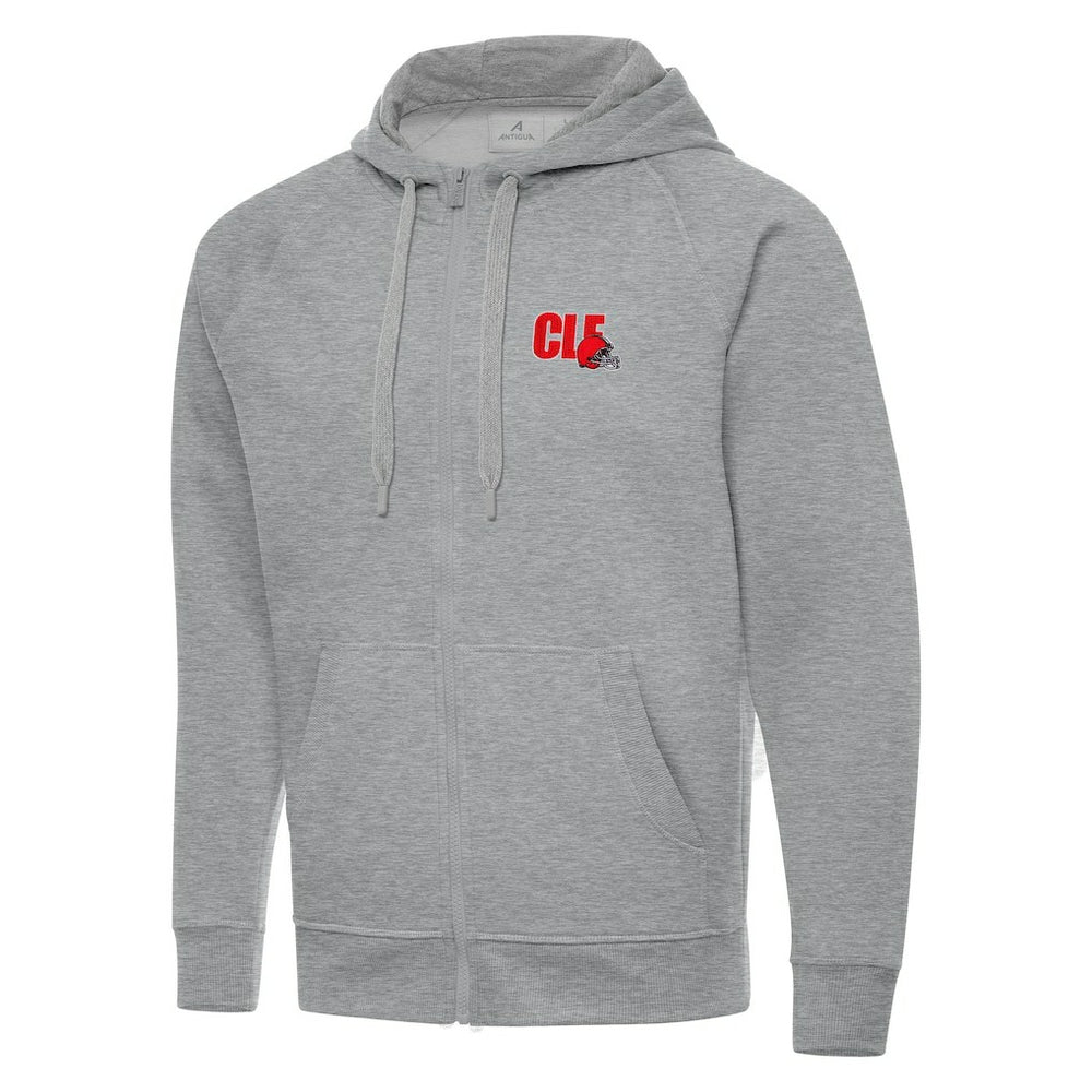 Men's  Antigua Victory Full-Zip Hoodie - Cleveland Browns Hoodies