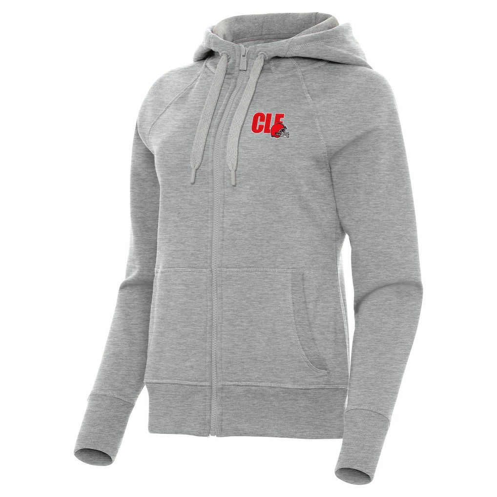 Antigua Women's Victory Full-Zip Hoodie - Cleveland Browns Hoodies
