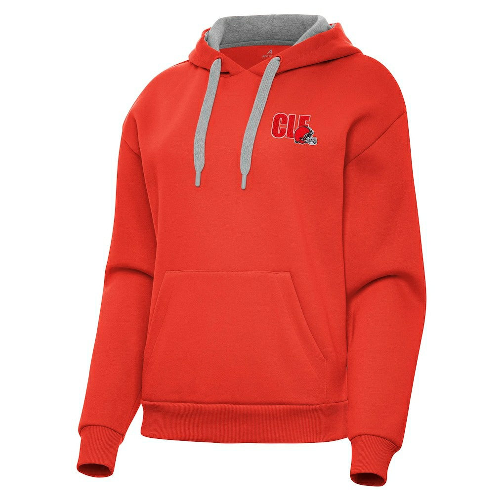 Antigua Women's Victory Pullover Hoodie - Cleveland Browns Hoodies