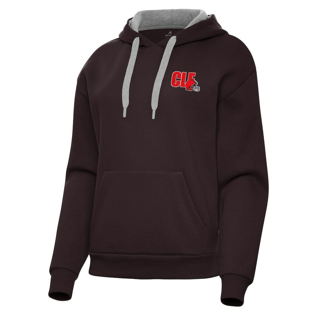 Antigua Women's Victory Pullover Hoodie - Cleveland Browns Hoodies