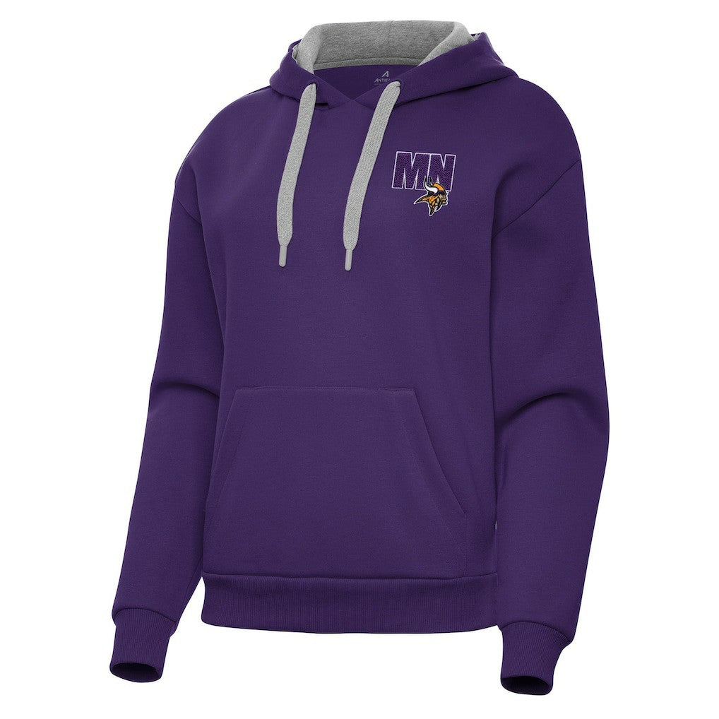 Antigua Women's Victory Pullover Hoodie - Minnesota Vikings Hoodies