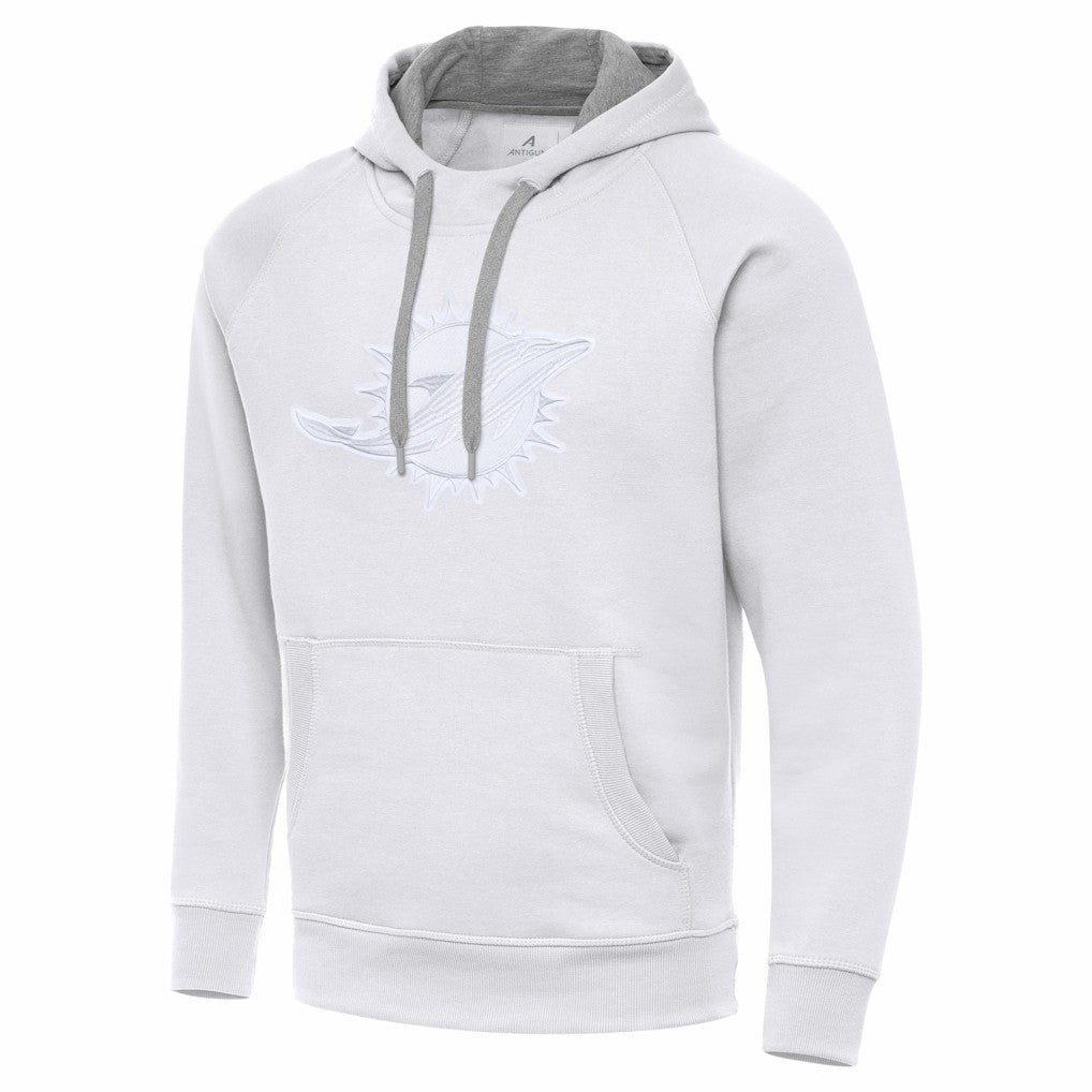 Antigua Victory Pullover Hoodie - Miami Dolphins Hoodies