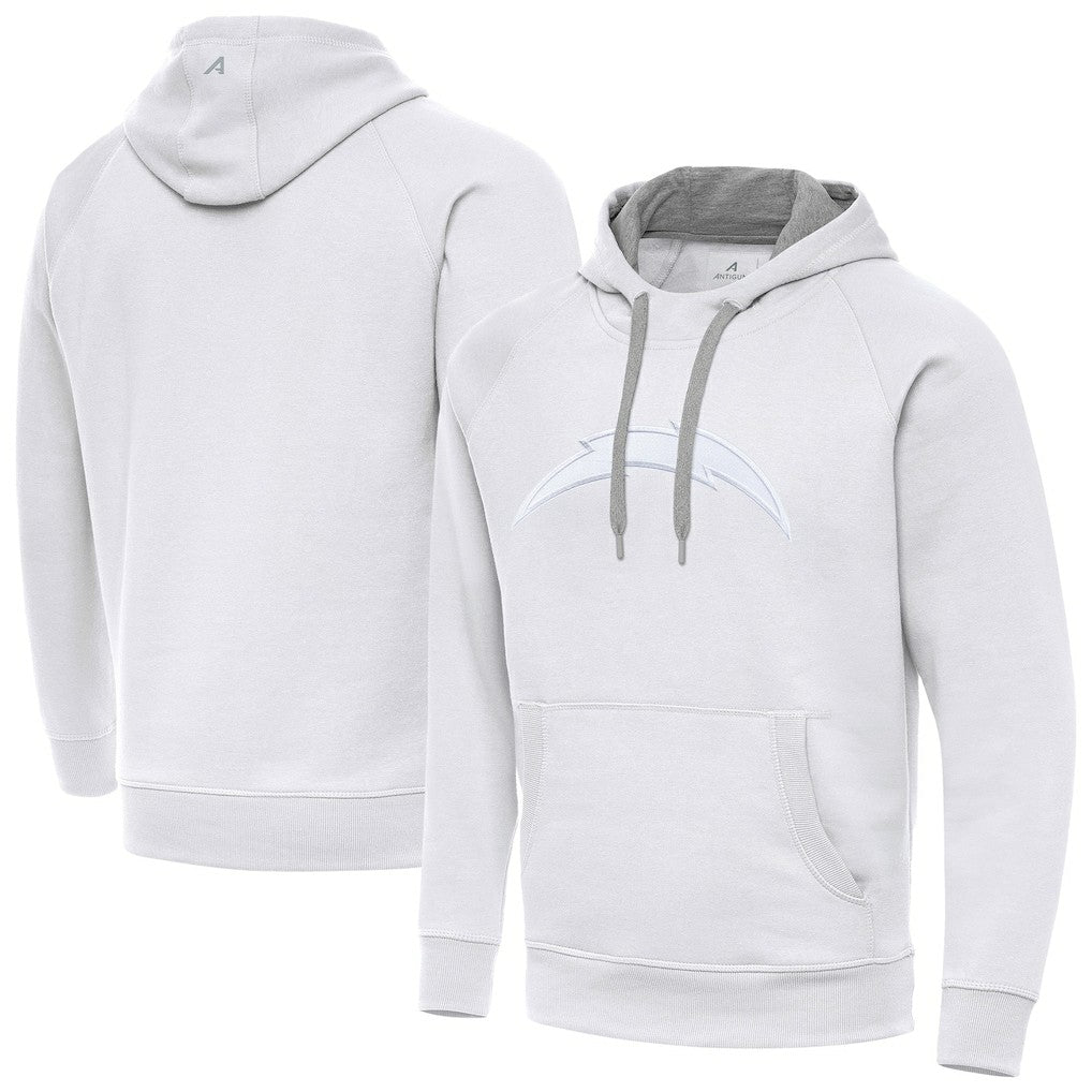 Antigua Victory Pullover Hoodie - Los Angeles Chargers Hoodies