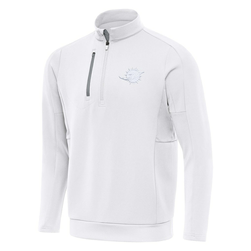 Antigua Generation Quarter-Zip Jacket - Miami Dolphins Jackets