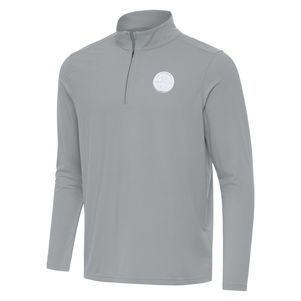 Men's Antigua Intent Quarter-Zip Jacket - Pittsburgh Steelers Jackets