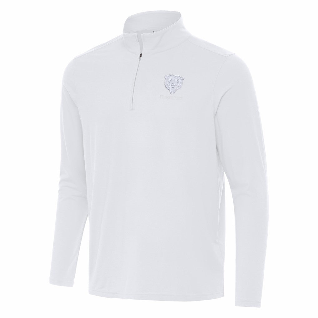 Antigua Intent Quarter-Zip Jacket - Chicago Bears Jackets