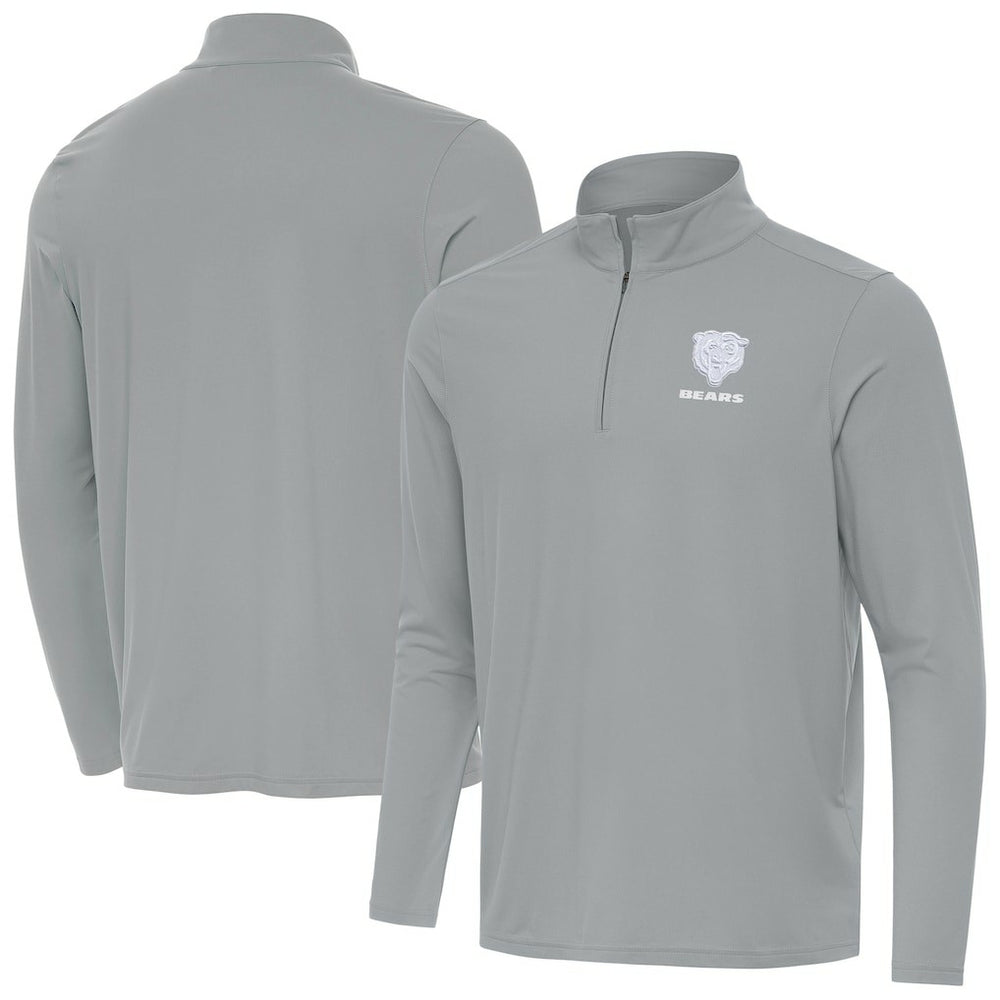 Men's Antigua Intent Quarter-Zip Jacket - Chicago Bears Jackets