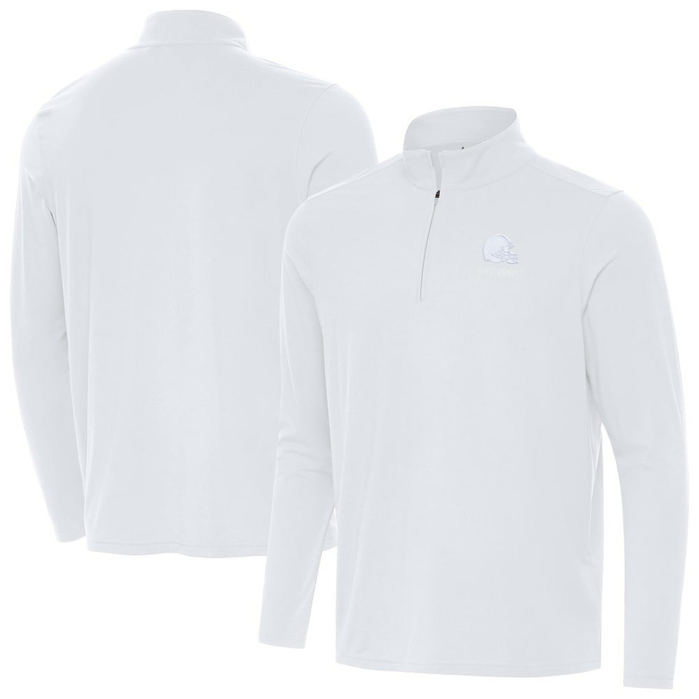 Antigua Intent Quarter-Zip Jacket - Cleveland Browns Jackets