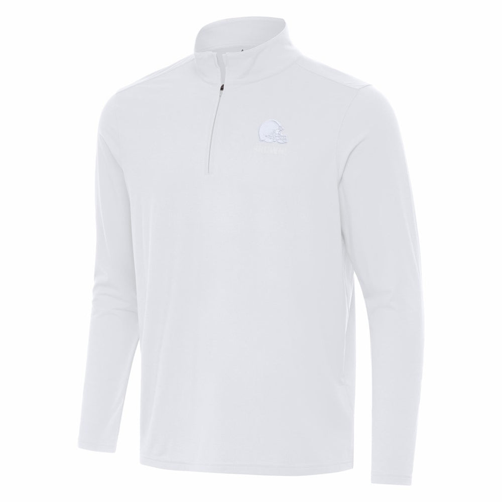 Antigua Intent Quarter-Zip Jacket - Cleveland Browns Jackets