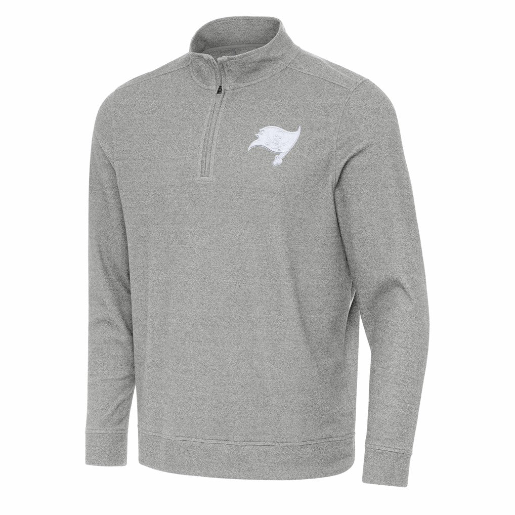 Antigua Subtle Quarter-Zip Jacket - Tampa Bay Buccaneers Jackets