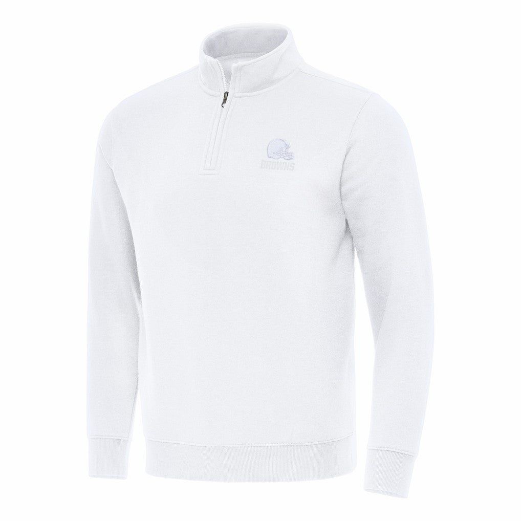 Antigua Victory Quarter-Zip Top - Cleveland Browns Tops
