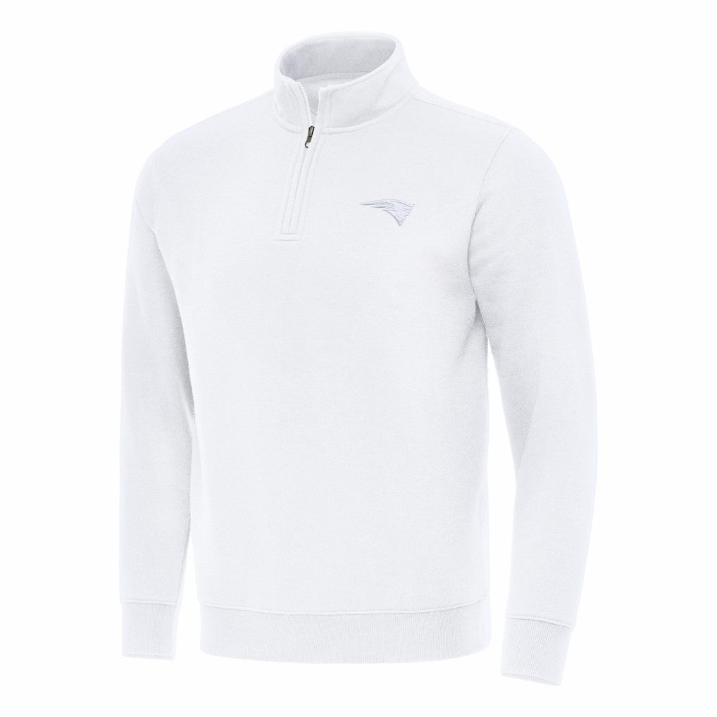 Antigua Victory Quarter-Zip Top - New England Patriots Tops