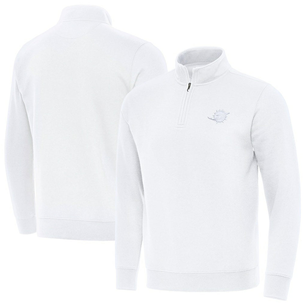 Antigua Victory Quarter-Zip Top - Miami Dolphins Tops