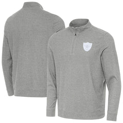 Antigua Subtle Quarter-Zip Top - Las Vegas Raiders Tops