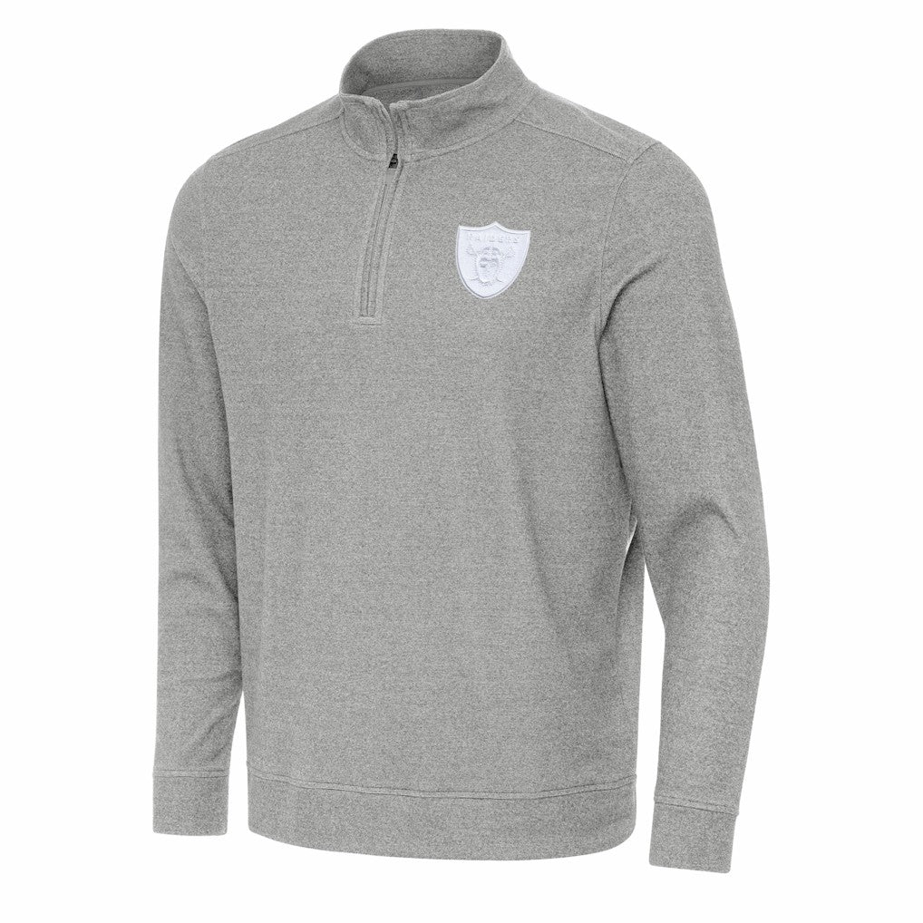 Antigua Subtle Quarter-Zip Top - Las Vegas Raiders Tops