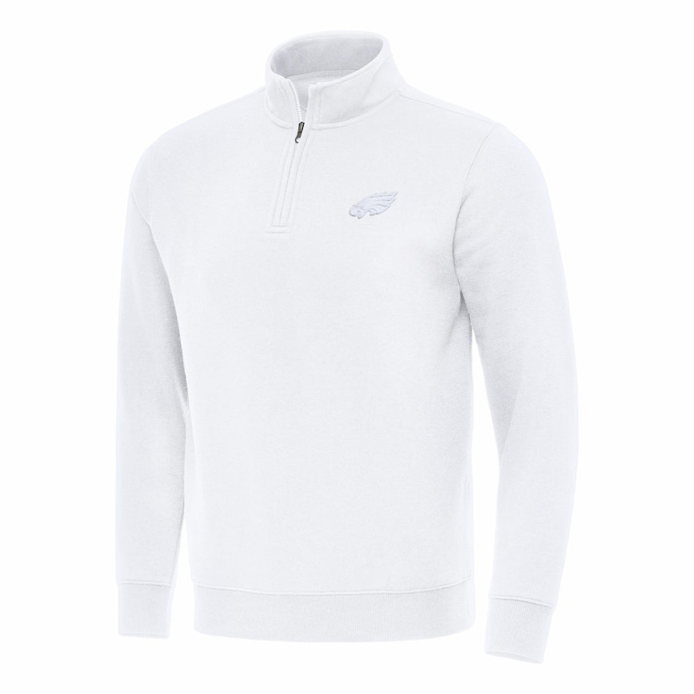 Antigua Victory Quarter-Zip Top - Philadelphia Eagles Tops