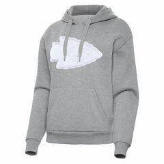 Antigua Women's Victory Pullover Hoodie - Kansas City Chiefs Hoodies