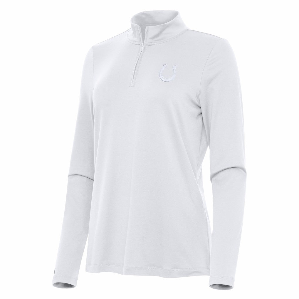 Antigua Women's Reprocess Quarter-Zip Top - Indianapolis Colts Tops