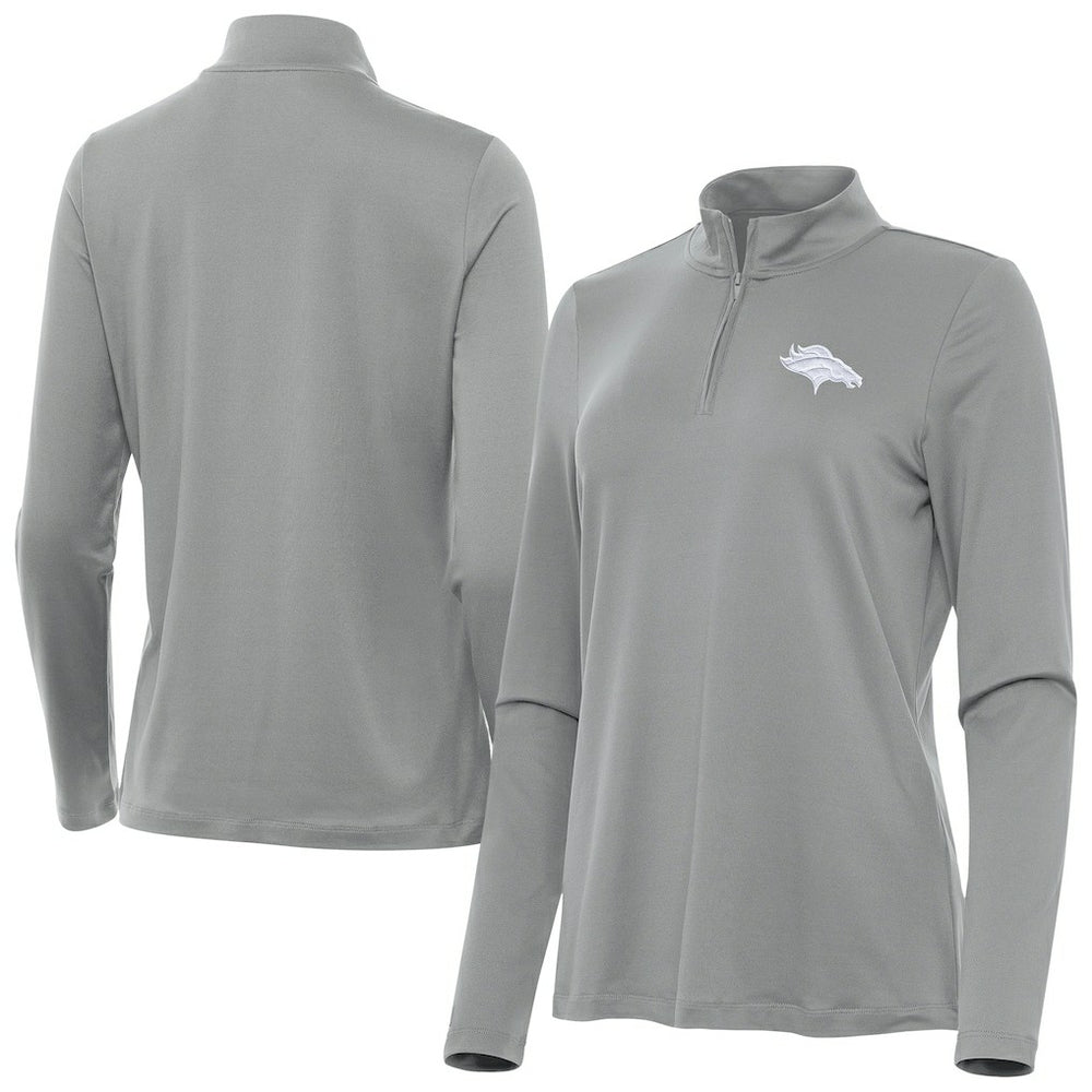 Antigua Women's Reprocess Quarter-Zip Top - Denver Broncos Tops