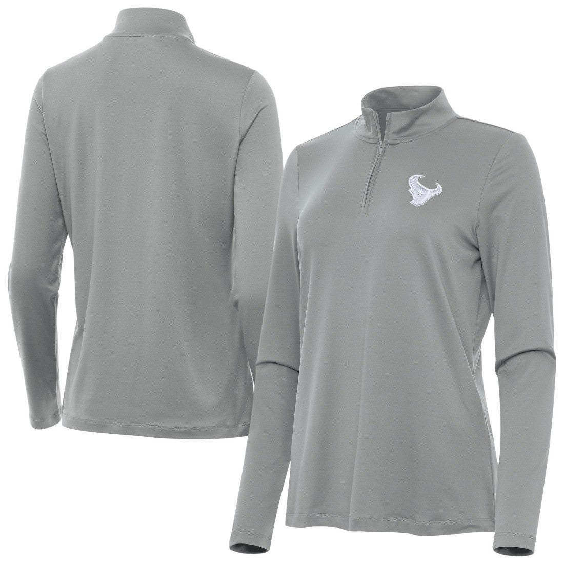 Antigua Women's Reprocess Quarter-Zip Top - Houston Texans Tops