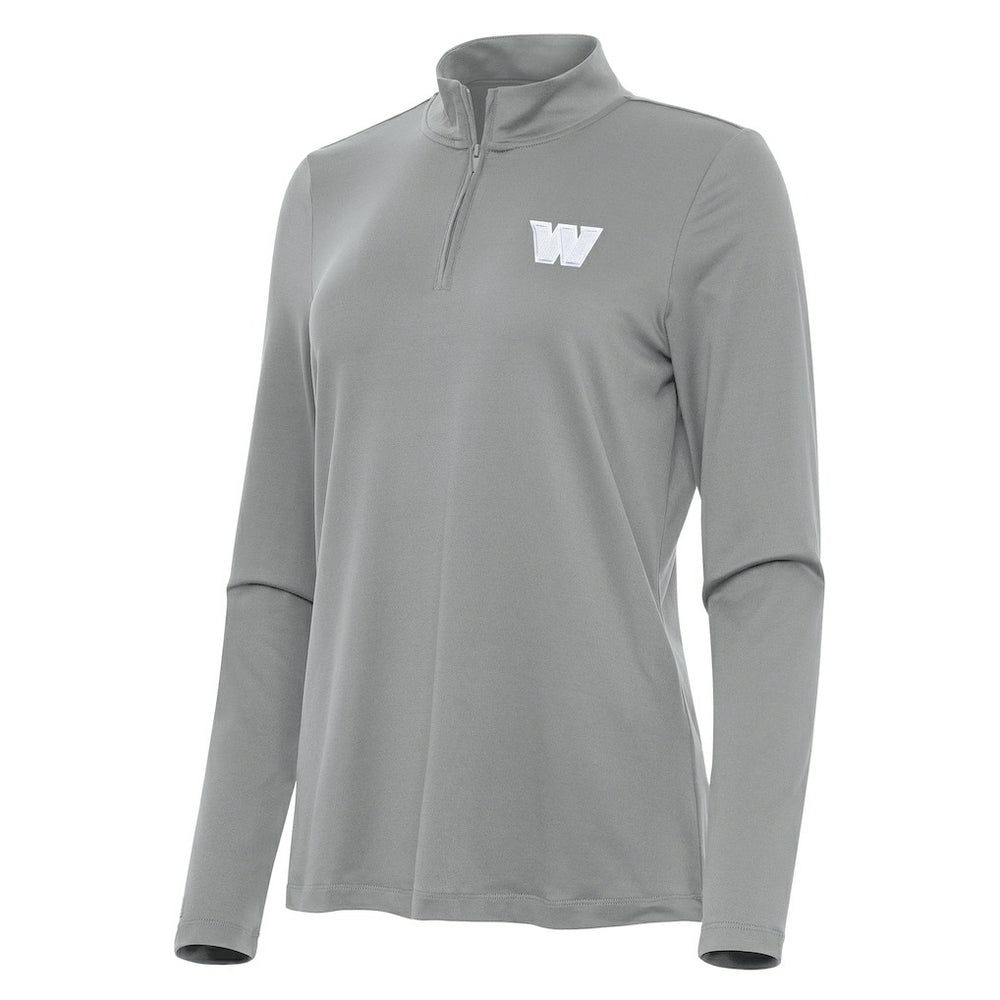 Antigua Women's Reprocess Quarter-Zip Top - Washington Commanders Tops